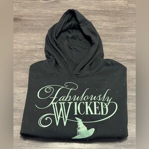 NWOT Wicked Movie Hoodie Universal Studios Fabulously Wicked Rhinestone XXL
